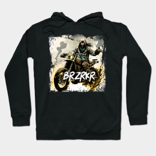 Shadow Man BRZRKR (Berserker) Bike Rider Hoodie